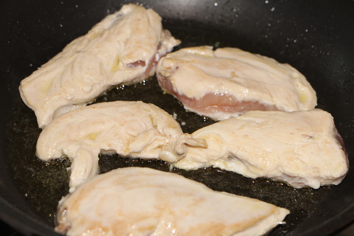 Салат из куриной грудки с дайконом (новогоднее спасибо, аllenka): шаг 1