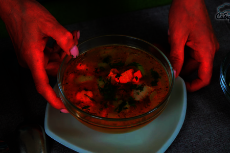 Летний куриный суп с овощами: шаг 8