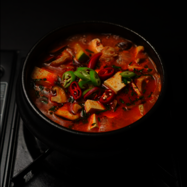 Острый корейский суп кочудян-чиге: шаг 27