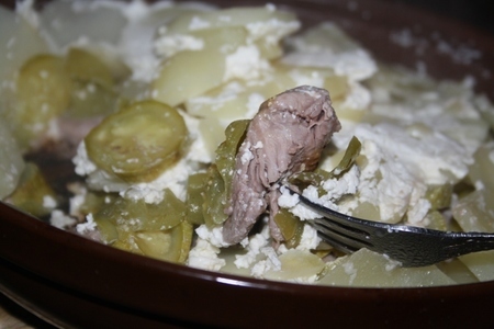 Тажин со свиной вырезкой и овощами на мангале