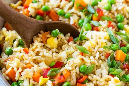 Рис с овощами - простой рецепт 