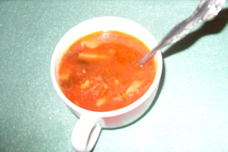 Супчик из томатного сока
