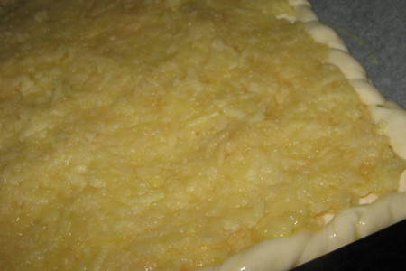 Пирог яблочный со сметанной заливкой.: шаг 2