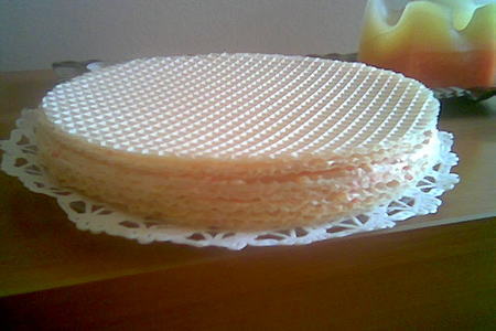 Вафельный торт: шаг 8