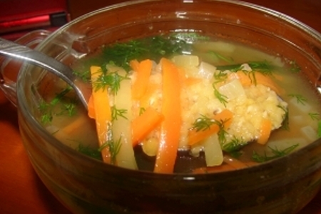 Суп из чечевицы с овощами: шаг 3