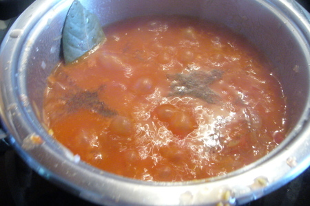 Луково-томатный соус „иней“ к жареному мясу: шаг 3