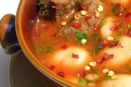 Белая крупная фасоль с мясом в томатном соусе по арабски: шаг 2