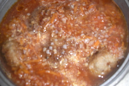 Гречневые тефтельки в томатном соусе: шаг 5