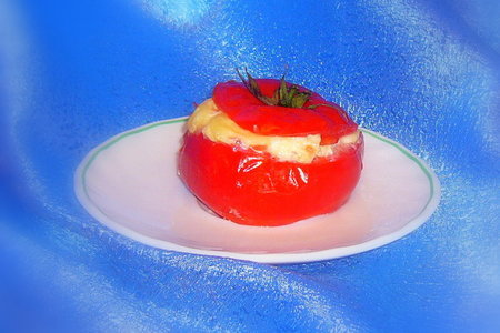 Омлет.. или помидоры фаршированные-2: шаг 2