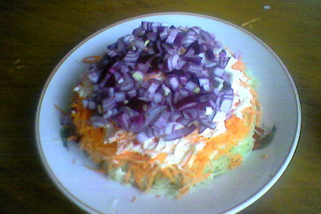 Овощной салат с редькой: шаг 5