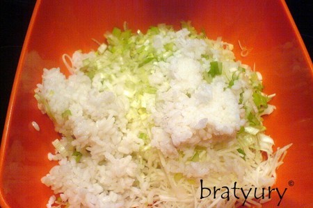 Салат из кольраби с рисом. ск-4: шаг 4