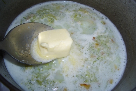 Суп с брокколи и сыром: шаг 6
