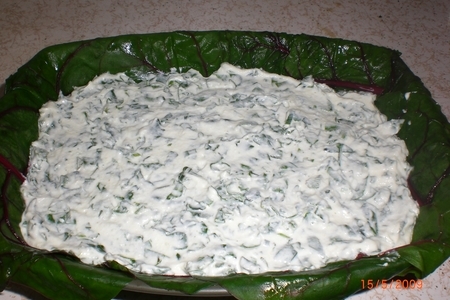 Йогуртовый пирог "зеленый": шаг 2