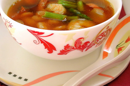 Суп с креветками в китайском стиле: шаг 1