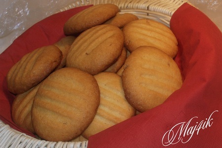 Сладкое печенье "любимое" с кедровыми орешками: шаг 7