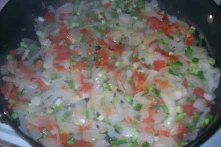 Рис в духовке запеченный с овощами и сыром: шаг 2