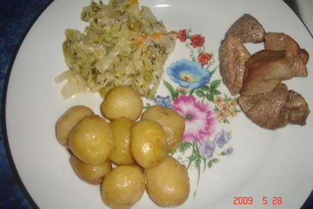 Молодой картофель со свининой: шаг 9