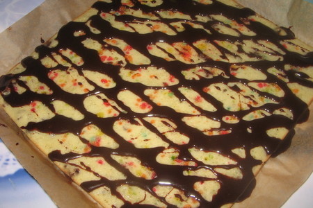 Печенье с изюмом и кусочками шоколадных конфет..: шаг 8