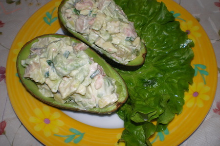 Закуска из лосося с авокадо: шаг 2