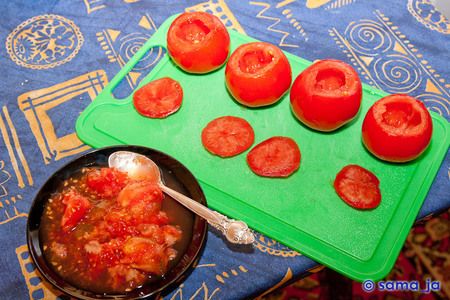 Фаршированные помидоры: шаг 2