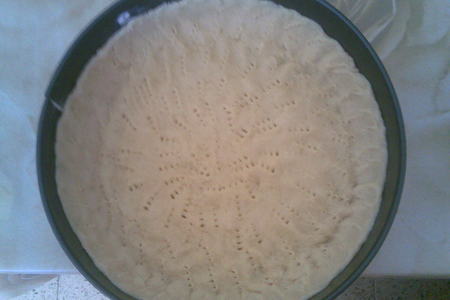 Песочный пирог с абрикосами: шаг 1