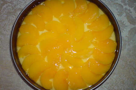 Персиковый торт: шаг 6