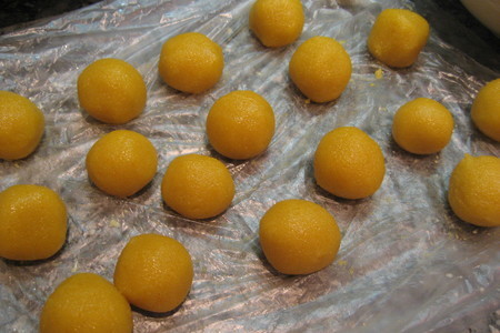 Миндально-апельсиновое печенье: шаг 3