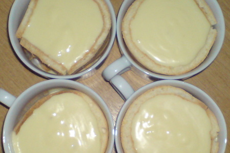 Пирожные с творожно-манговым кремом: шаг 6