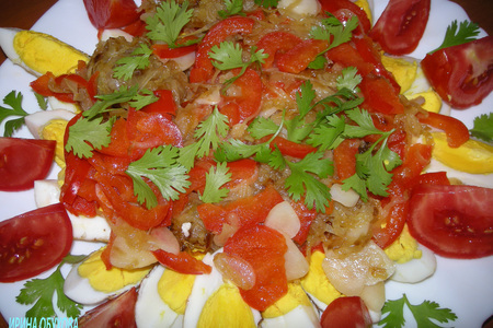 Тайский салат из яиц: шаг 7