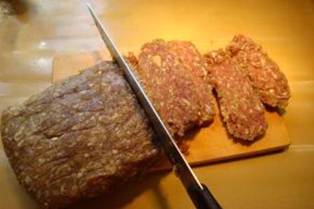 Мясо рубленное замороженное под соусом горгонзола: шаг 2
