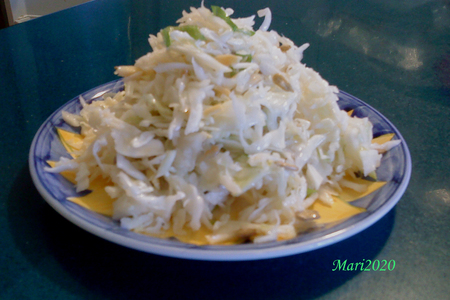 Салат из белокочанной капусты в китайском стиле: шаг 4