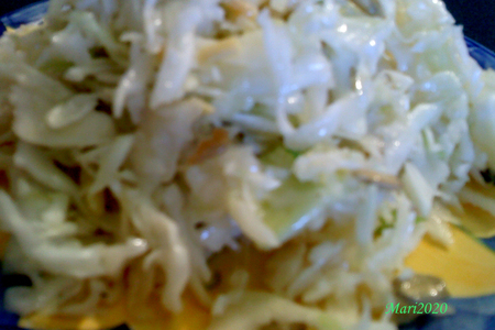 Салат из белокочанной капусты в китайском стиле: шаг 5