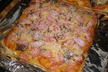 Пицца (слоеное тесто): шаг 1