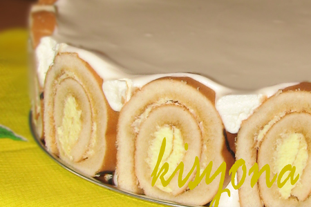 Персиково-лимонный торт суфле: шаг 3