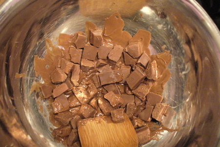 Конфетки шоколадные "трио": шаг 5