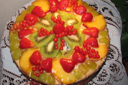 Торт фруктовый сад: шаг 2