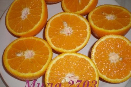 Желе "апельсиновые дольки": шаг 1