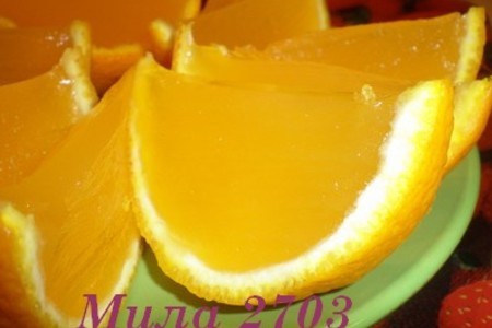 Желе "апельсиновые дольки": шаг 6