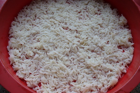 Рыба в рисовой шубке: шаг 1