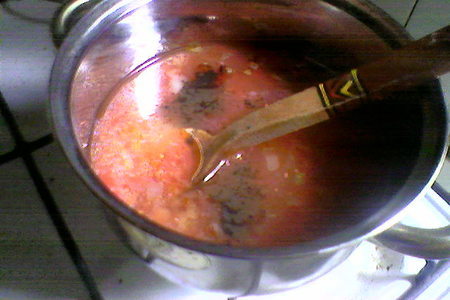 Томатный суп с треской: шаг 3