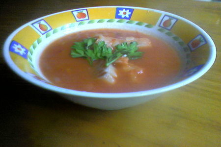 Томатный суп с треской: шаг 5