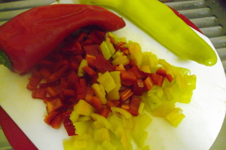 Фарфалле с овощами и соусом"песто".: шаг 2