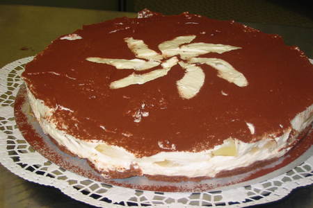 Шоколадно-грушевый торт: шаг 3