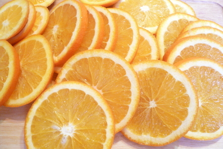 Апельсины в сахаре: шаг 1
