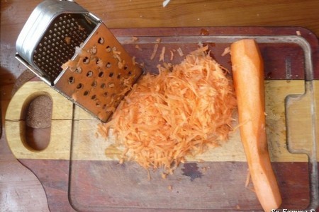 Рыба под морковной шубой: шаг 4