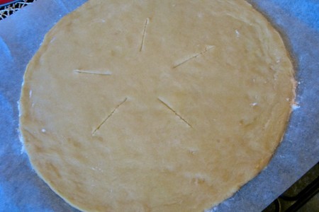 Фруктово-ягодная пицца с лимонным курдом: шаг 1