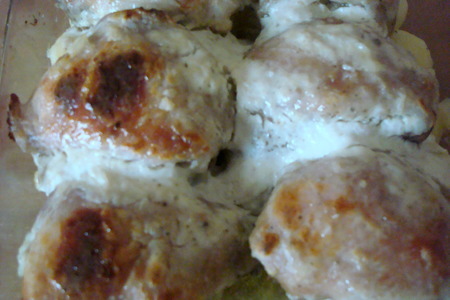 Курица, запеченая с картофелем под сметанно-луковым соусом: шаг 3
