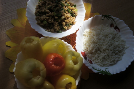 Перцы, фаршированные по-вегетариански: шаг 4