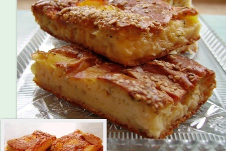 Сырно-кабачковая лепёшка/пирог/хлеб/запеканка  с кунжутом: шаг 2