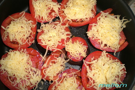 Баклажаны, запеченные с помидорами и сыром: шаг 3